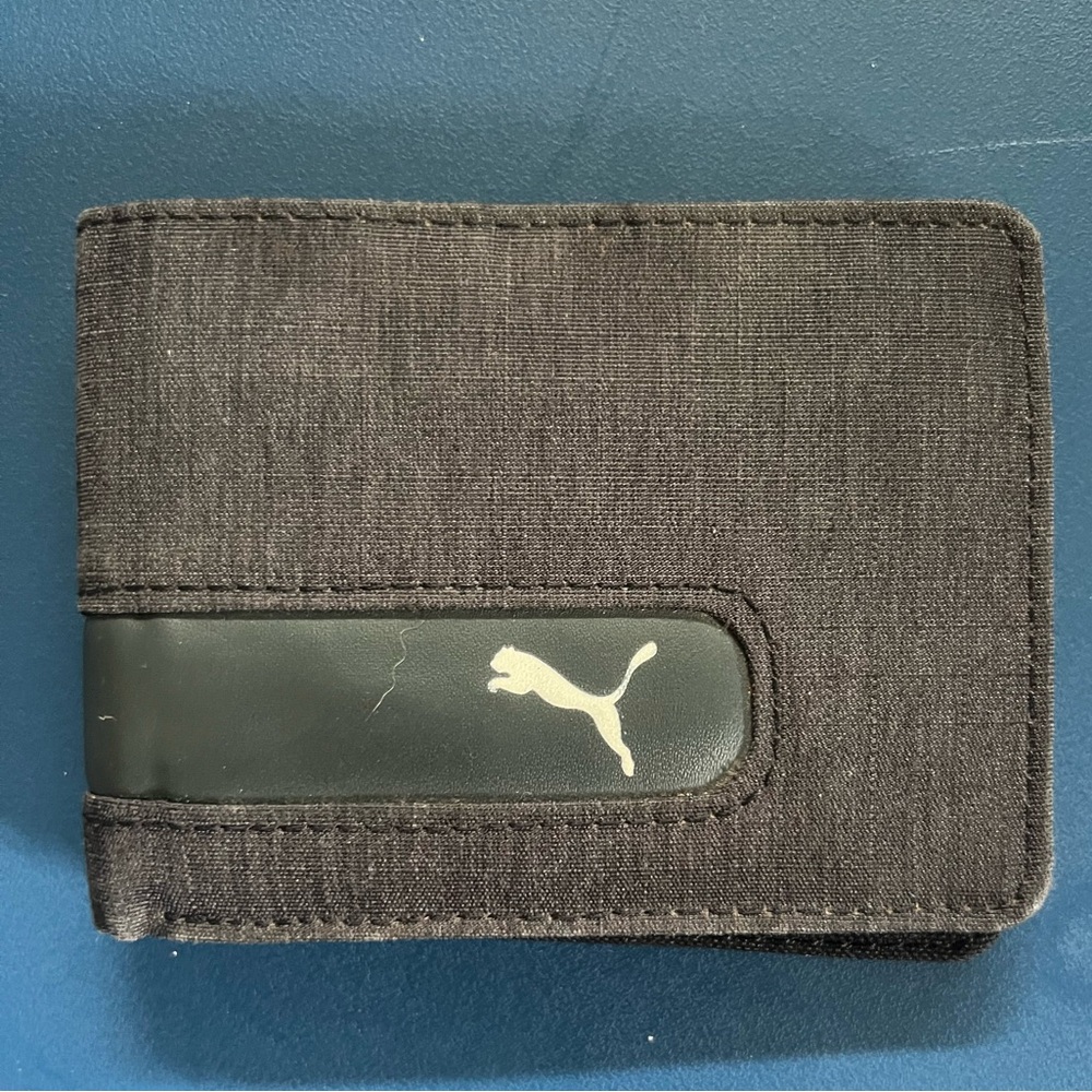 Puma Black Canvas Wallet